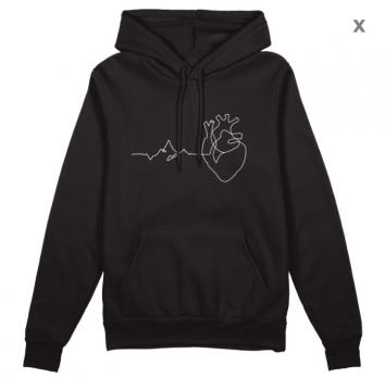 толстовка 'Горы в сердце'